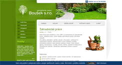 Desktop Screenshot of bousekzahrady.cz